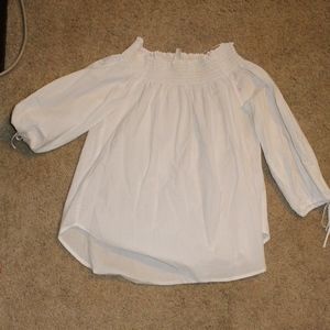 White off the shoulder blouse